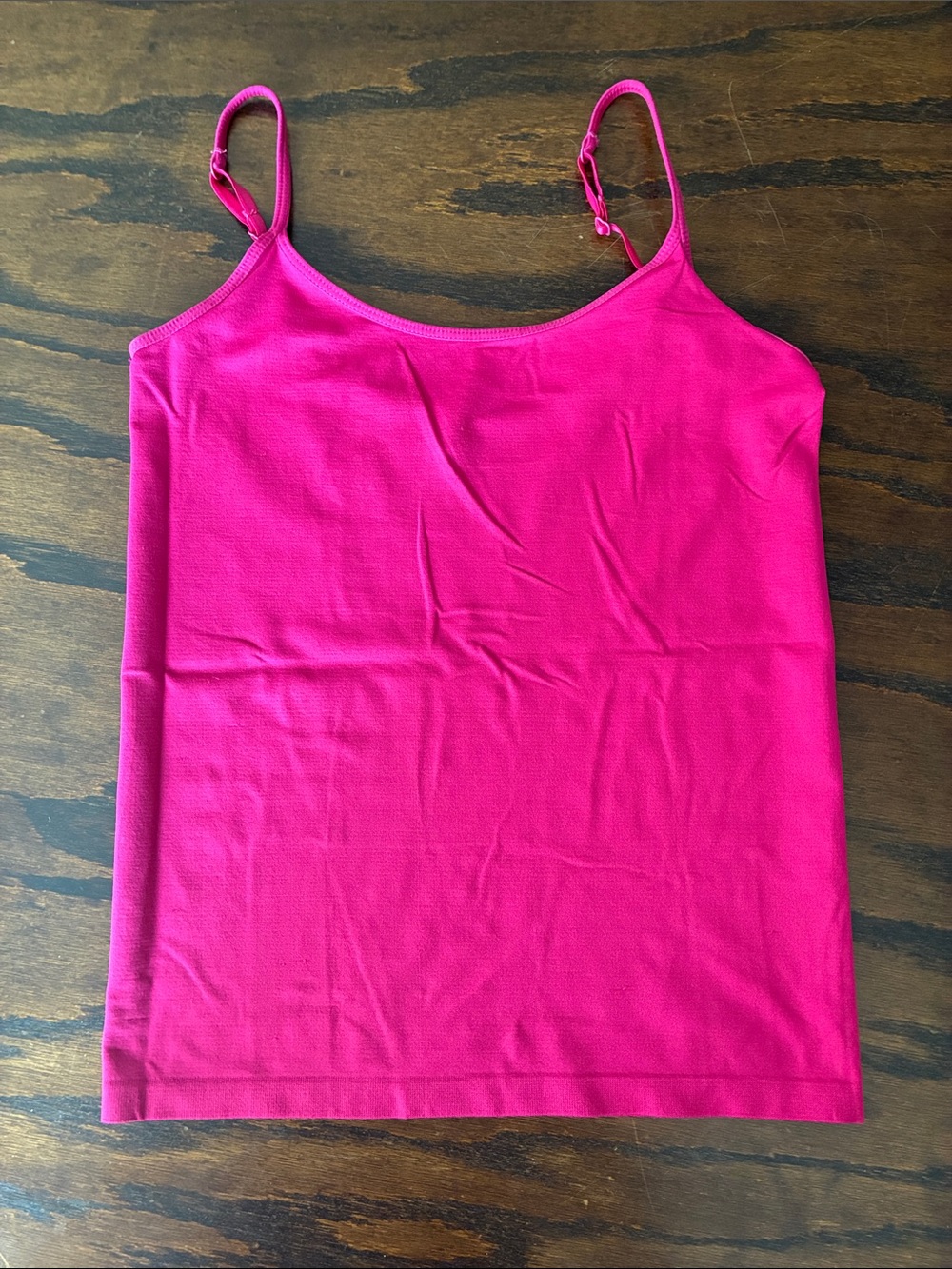Cache Hot Pink Adjustable Strap Seamless Camisole